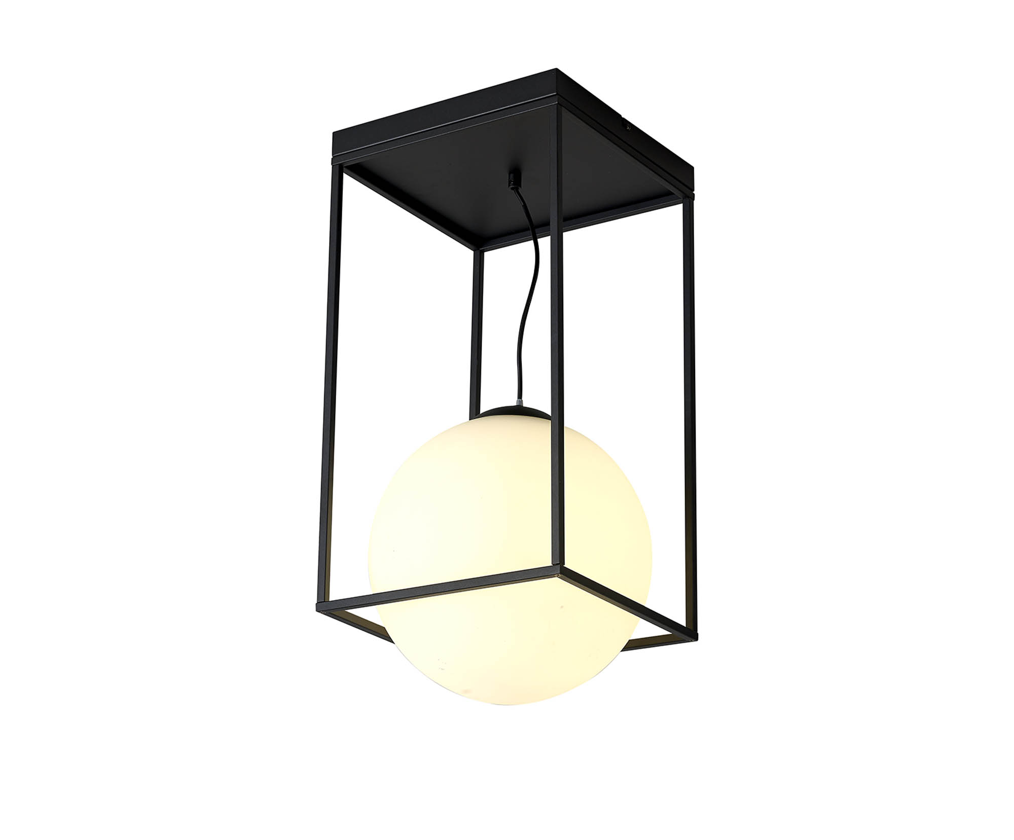 M7604  Desigual Large Tall Semi Flush 1 Light